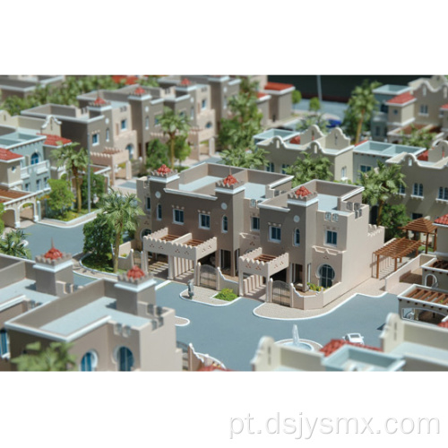 Modelo de construção e fábrica de construção de modelos de apartamentos urbanos